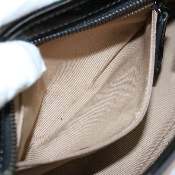 BURBERRY Nova Check Shoulder Bag PVC Leather Beige Auth 56686 - Picture 12 of 16